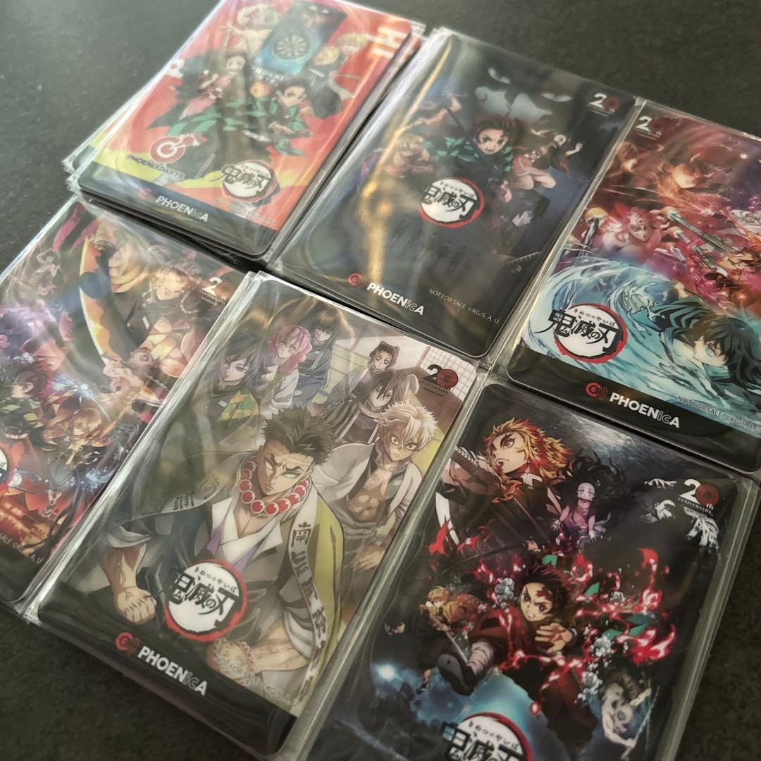 phoenixダーツ　鬼滅の刃コラボカード　6枚セット　おまけ付き