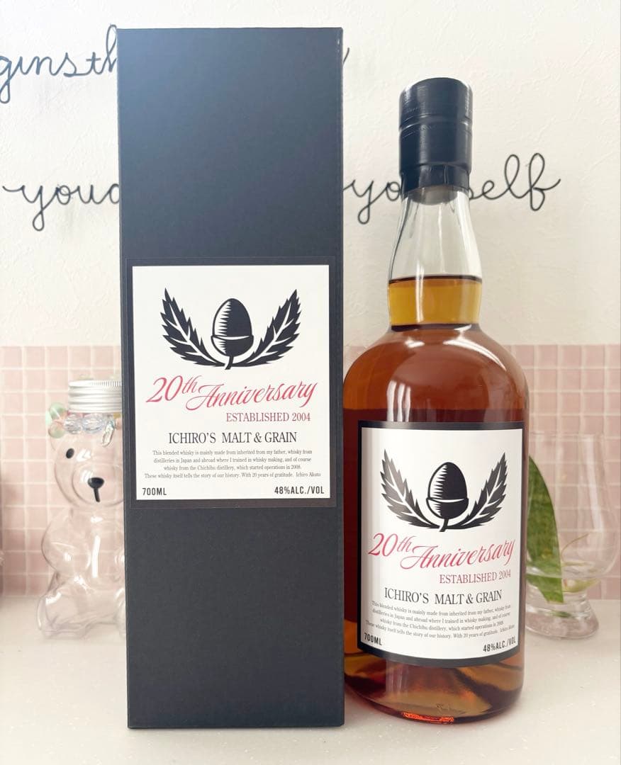 【特価】イチローズモルト20周年記念ボトル　700ml 新品　未開栓　箱付き