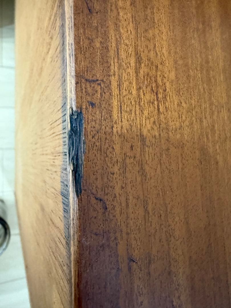 ウッド調ガラス扉キャビネット