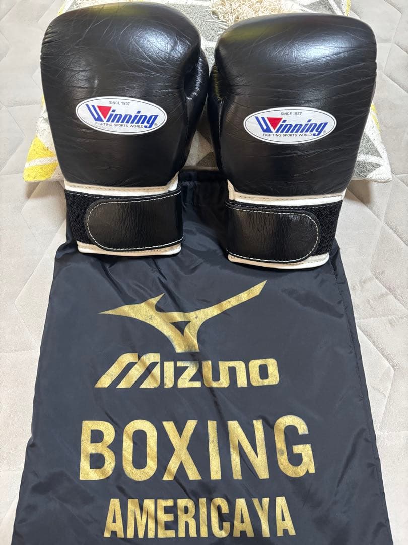 Winning ボクシンググローブ 8オンスオーダーカラーMizunoバッグ付き