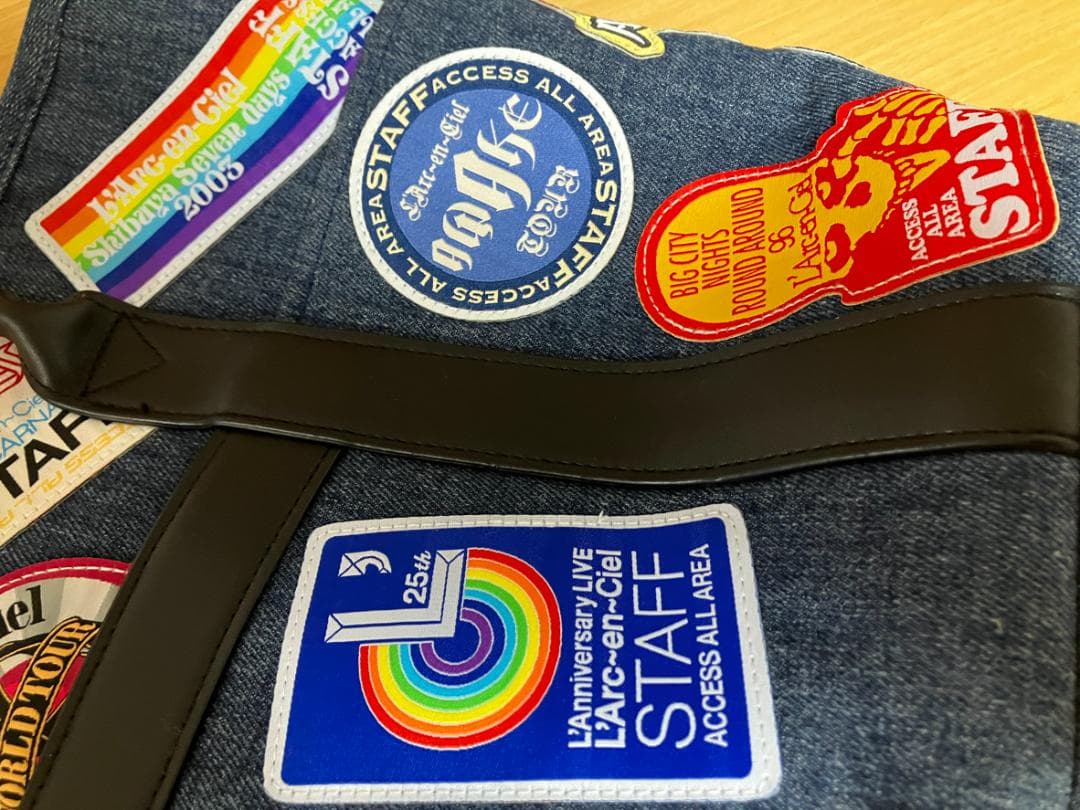 L'Arc～en～Ciel　ラルク 25周年記念 デニム パスバック