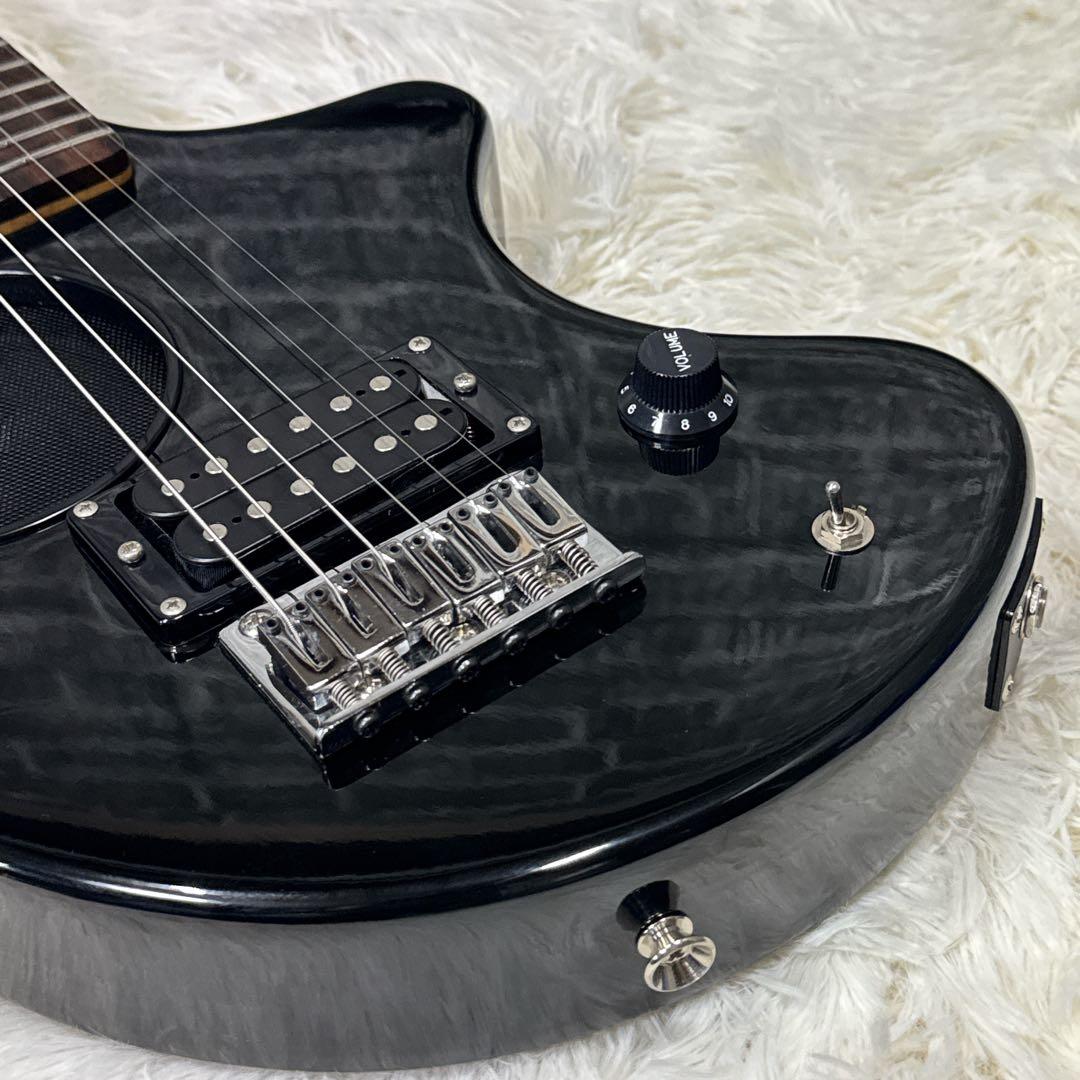 美品！FERNANDES ZO-3 ブラック 純正ソフトケース付 アンプ内蔵