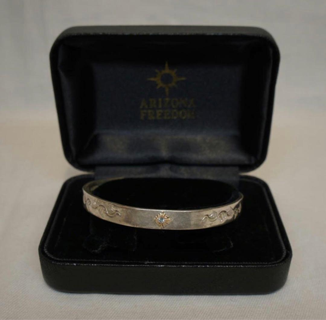 ARIZONA FREEDOM シルバーバングル K18