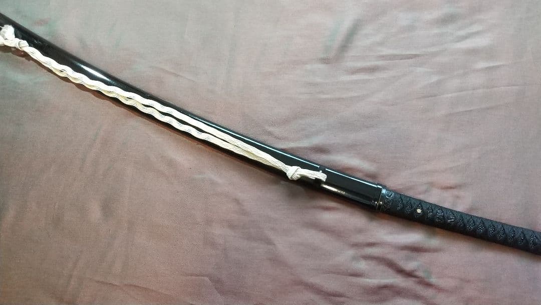 【龍彫り尖り互の目刃紋】模造刀 舞踊 模擬刀 拵え 喰出し鍔 刀剣 日本刀 刀