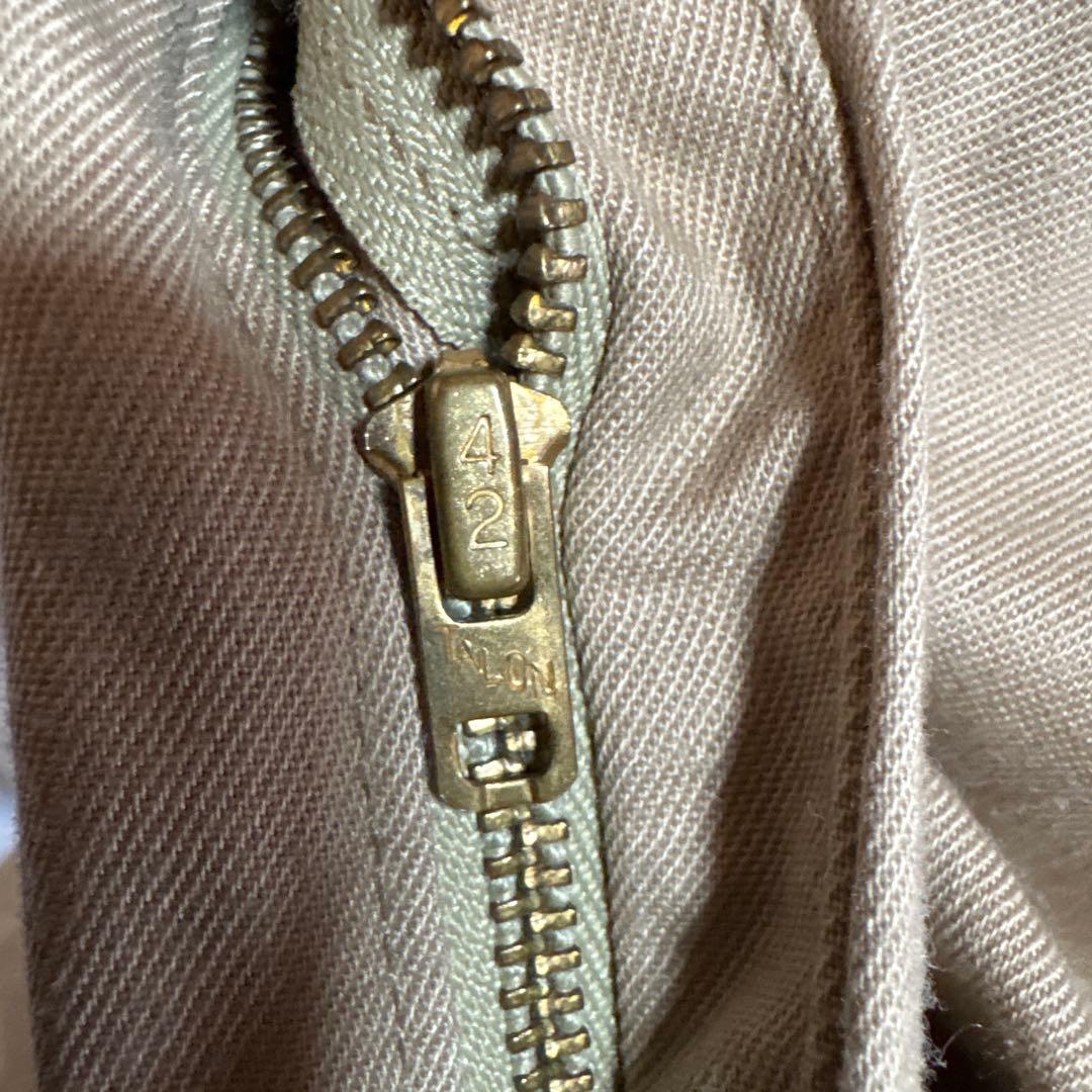 80s U.S. Navy チノパン ベージュ TALON