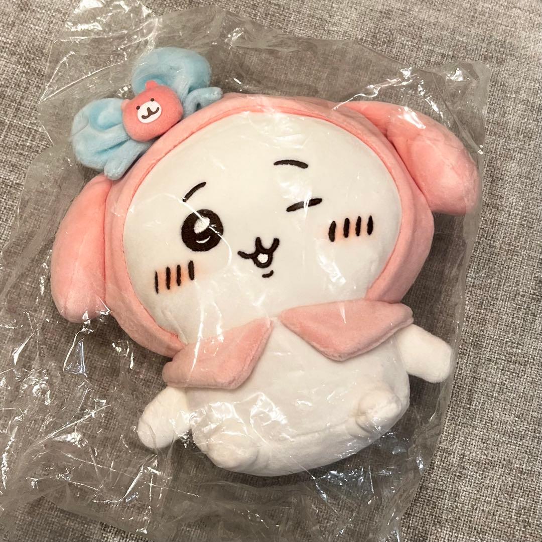 ちいかわ　サンリオ　ぬいぐるみS 3種コンプセット　（ちいかわハチワレうさぎ）