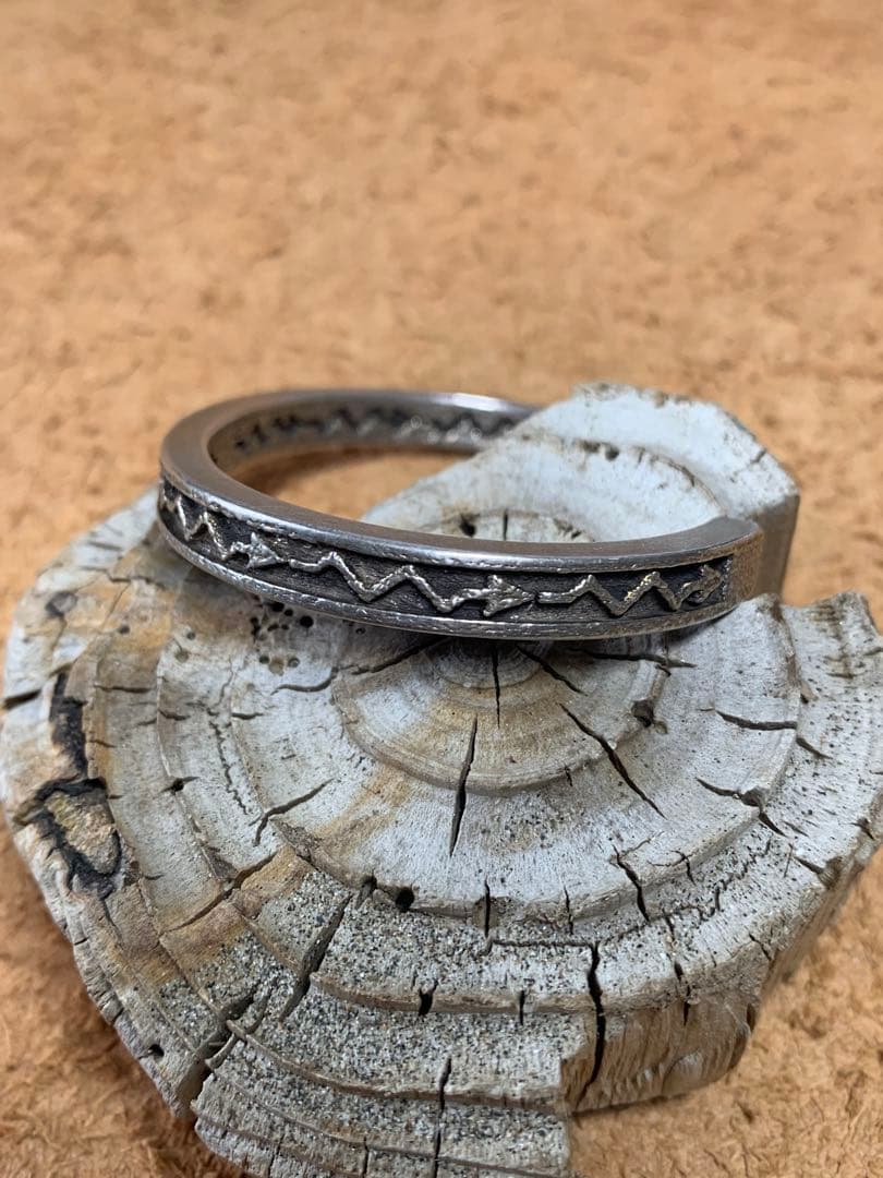 Navajoナバホ Jeff Dement バングル インディアンジュエリー