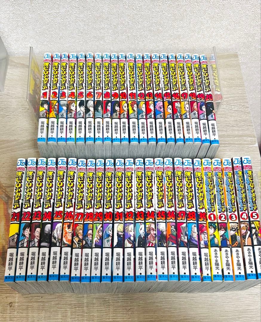 僕のヒーローアカデミア1巻～39巻 チームアップミッション1巻～5巻おまけ付き