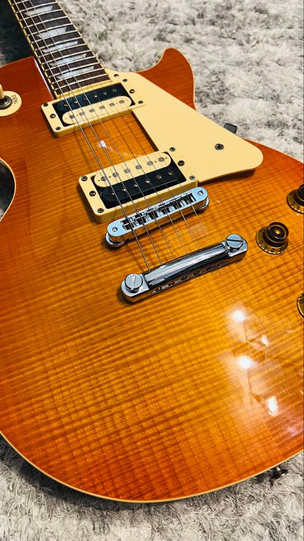 LaidBack レスポール　虎メイプル