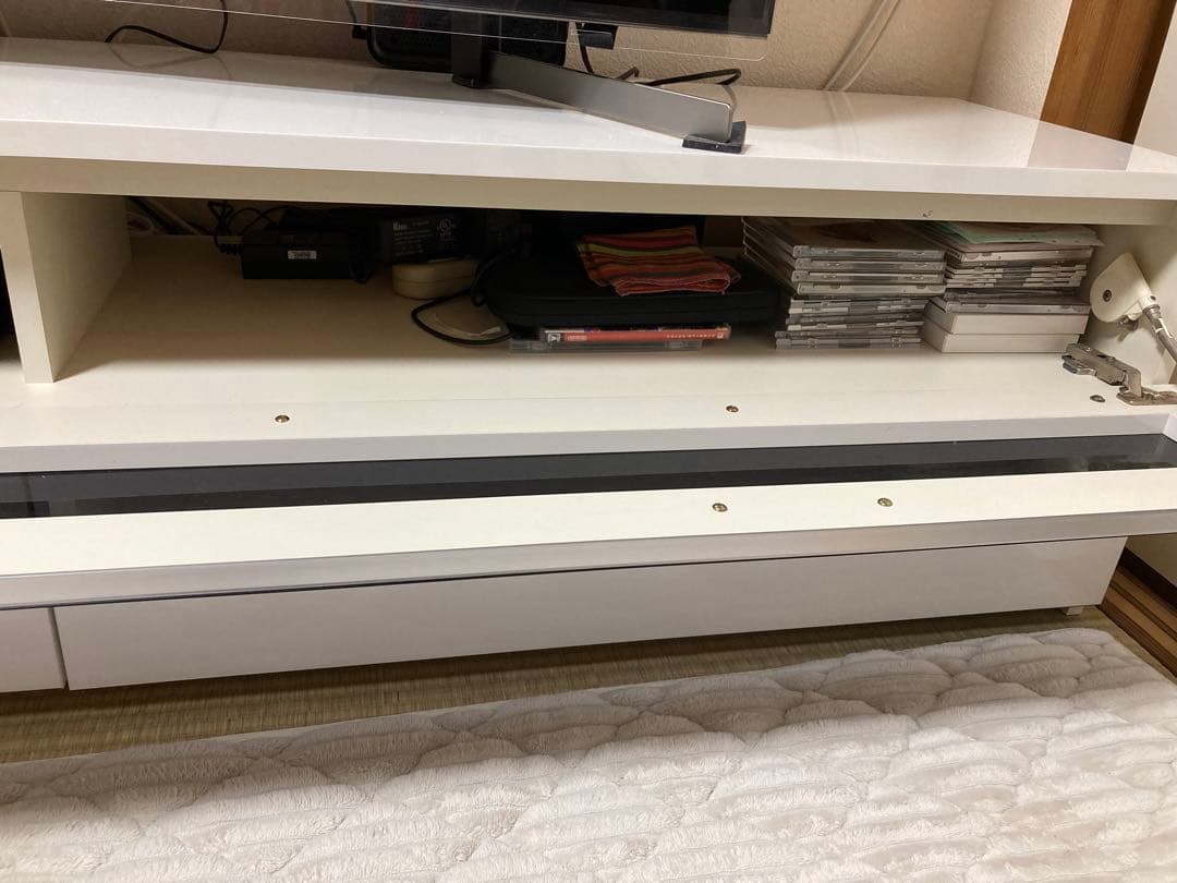 【としくん】テレビ台 ホワイト　幅180cm