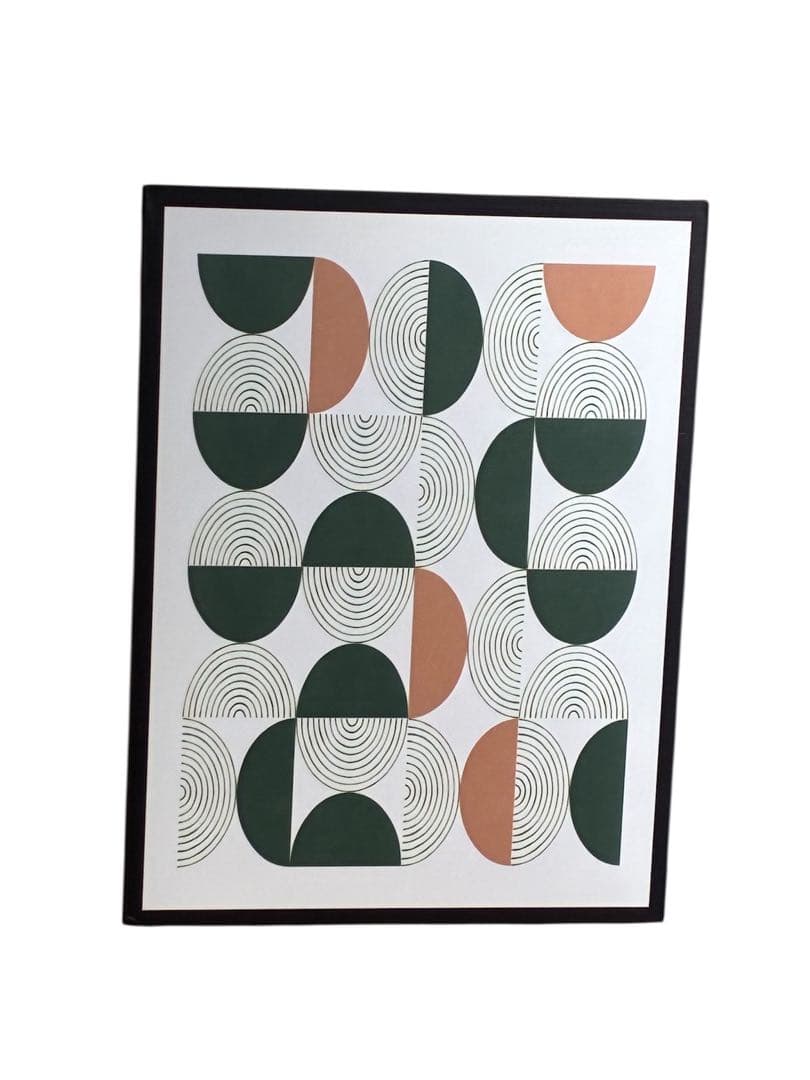 アートポスター パネル 北欧　幾何学　抽象的 ミッドセンチュリー　3枚セット