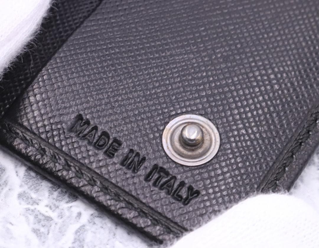 ◇PRADA プラダ キーケース M222A サフィアーノレザ－ 箱付き