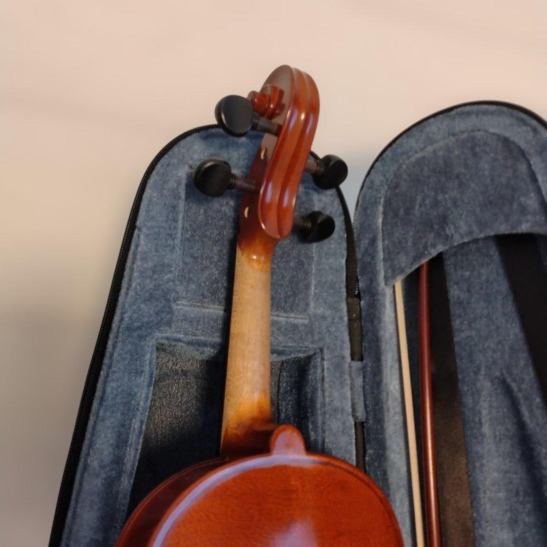 恵那Ena分数バイオリン1/2本体　弓 ソフトケース　肩当て　2021年日本製