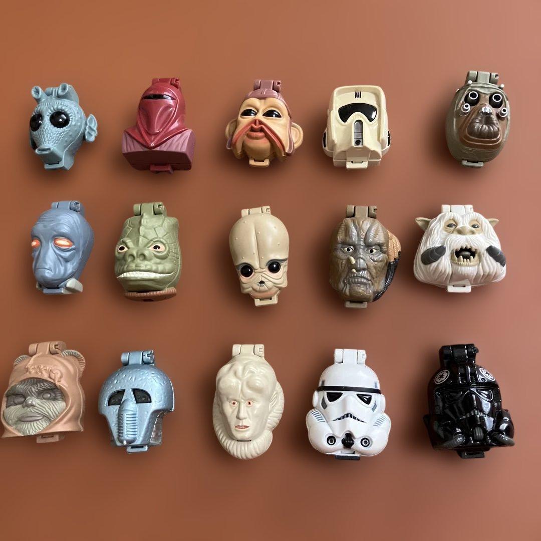 スターウォーズ　マイクロマシーンズ　フィギュアヘッド　まとめて15個セット