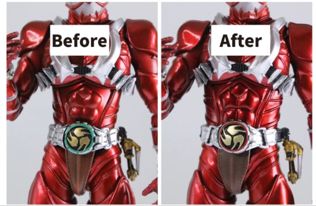 S.H.フィギュアーツ 真骨彫 仮面ライダー響鬼 10周年版用カスタム腹部パーツ