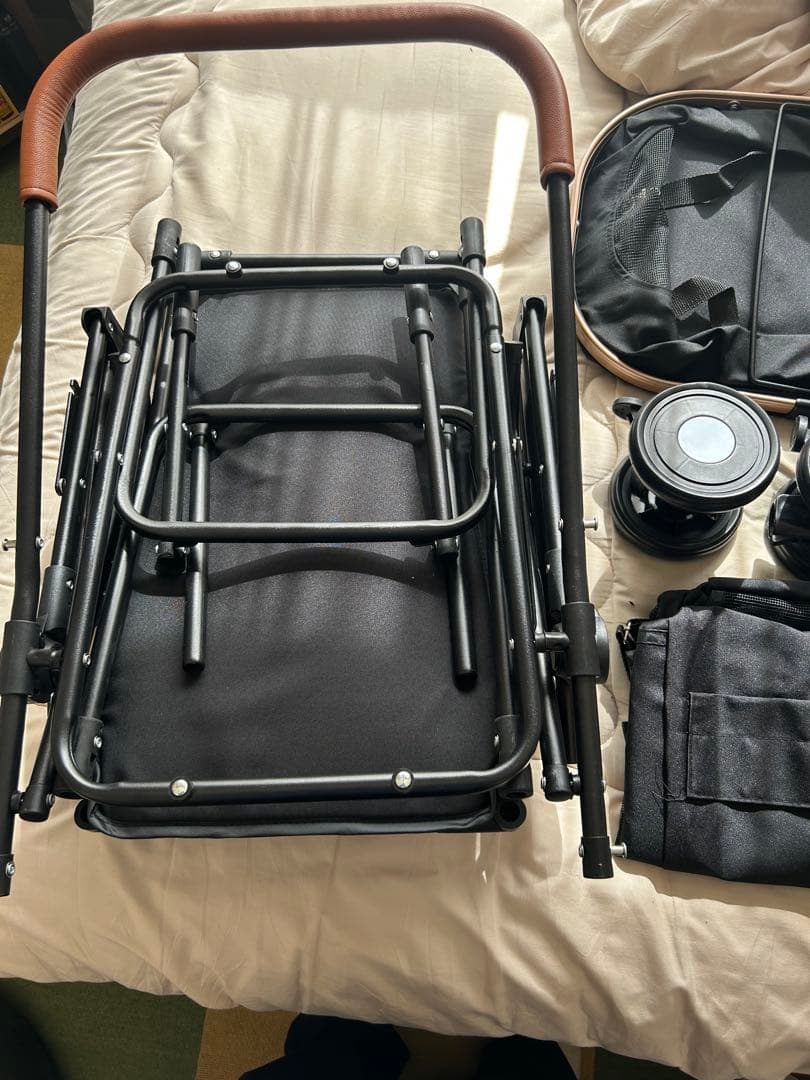 最終値下げ ペットカート 2段 分離型 折りたたみ式 層耐荷重 各20KG