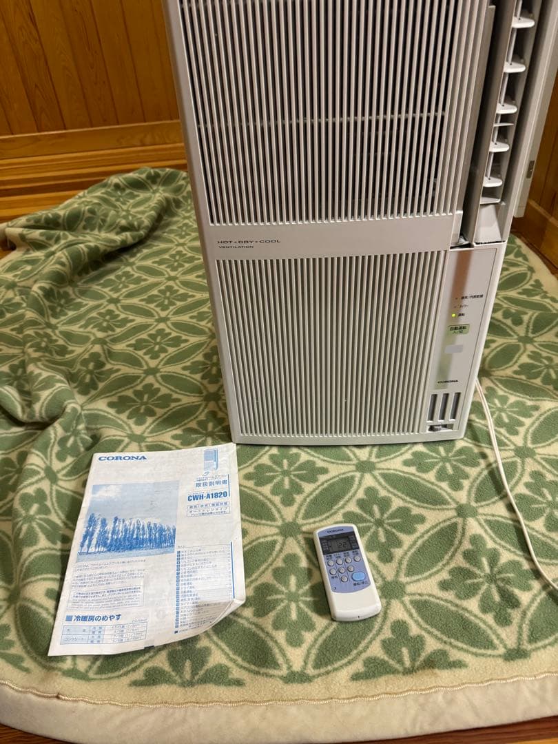 コロナ　冷暖房窓用エアコン　2020年式　CW H A1820 中古品