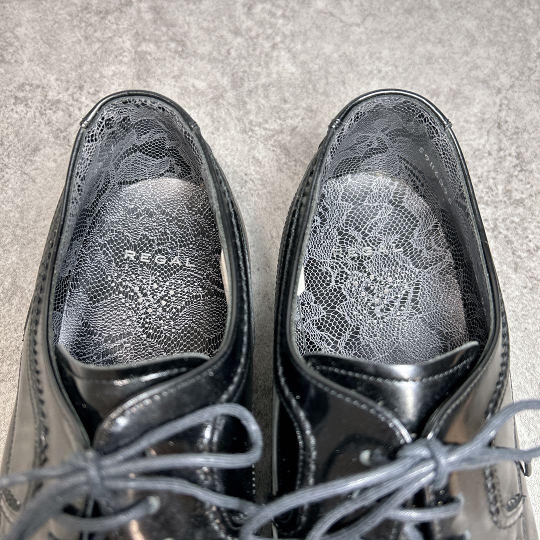 ほぼ新品【REGAL】ビジネスシューズ/630R/プレーントゥ/ドレスシューズ/