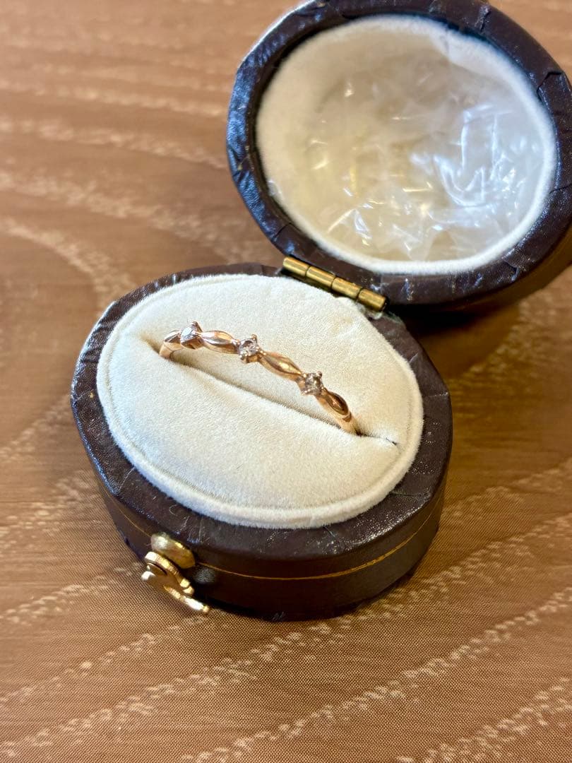 ete k10 ゴールド リング 11号 ダイヤモンド YG agete