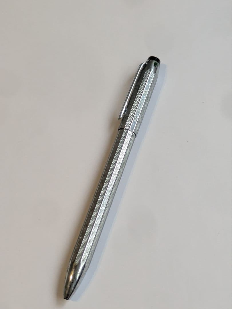 モンブラン　振り子式　四色ボールペン　シルバー　4C規格