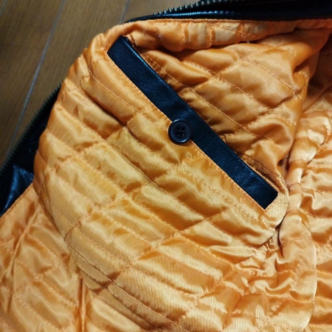 NudieJeans シングルライダースジャケット　レザーロンハーマン