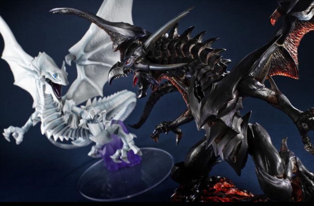 【新品】アートワークスモンスターズ　遊☆戯☆王 真紅眼の黒竜　青眼の白龍　セット