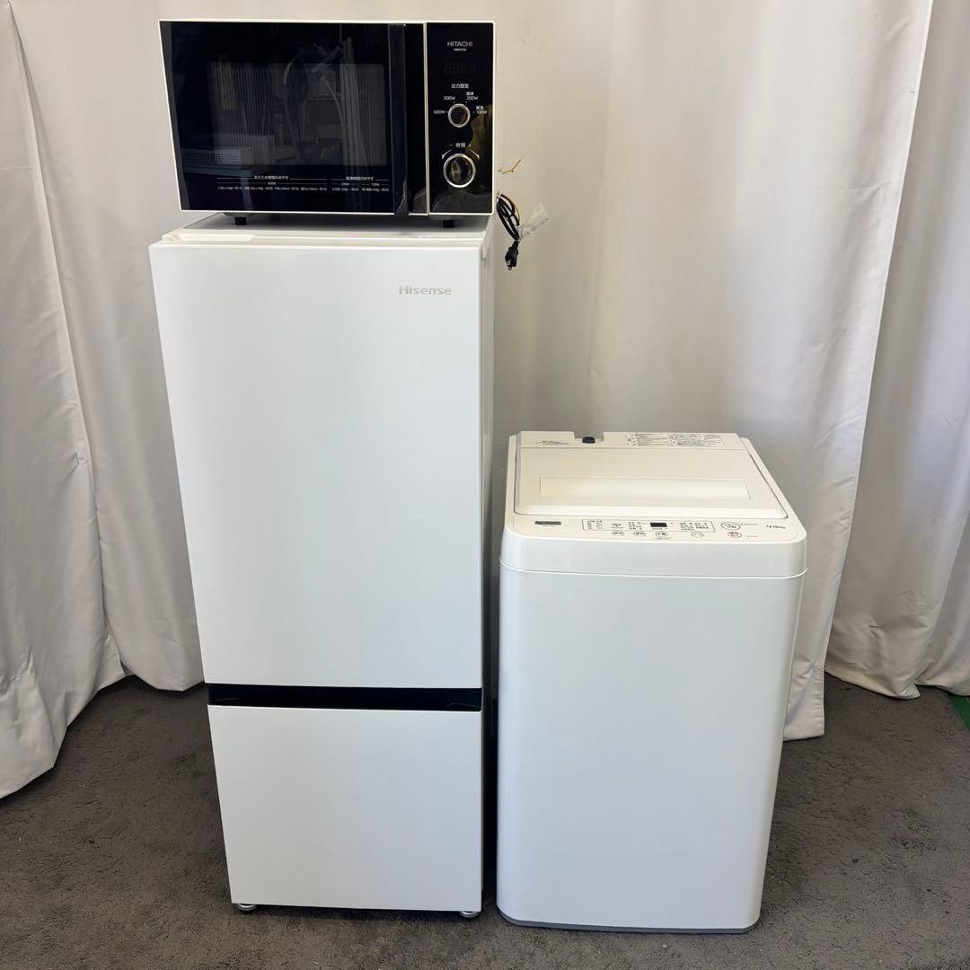 372　冷蔵庫　洗濯機　電子レンジ　安い　単身セット　一人暮らし　小型　設置無料