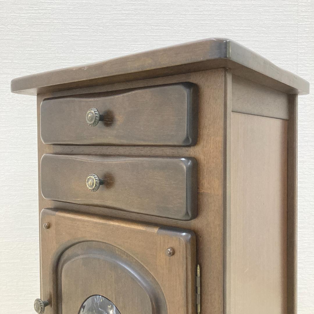 【カリモク】電話台　花台　キャビネット　サイド　アンティーク調