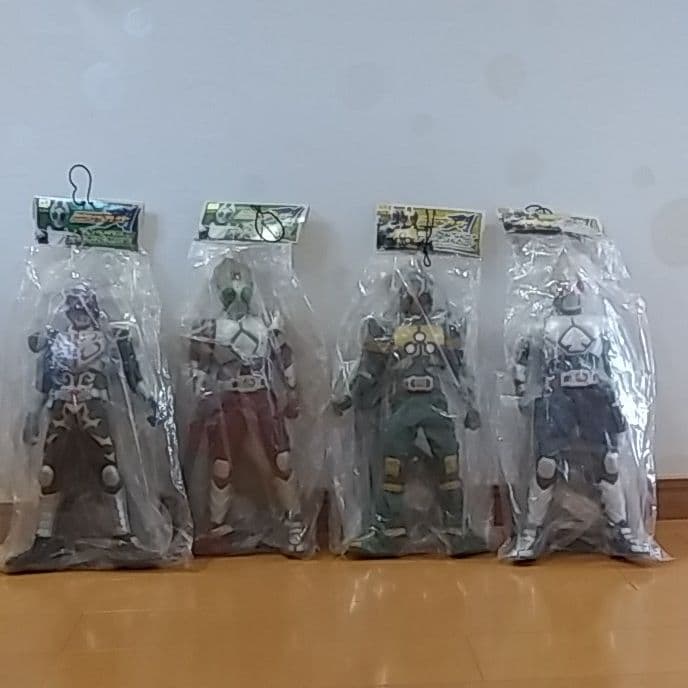 非売品！仮面ライダーブレイド ビックサイズソフビフィギュア4体 フルセット