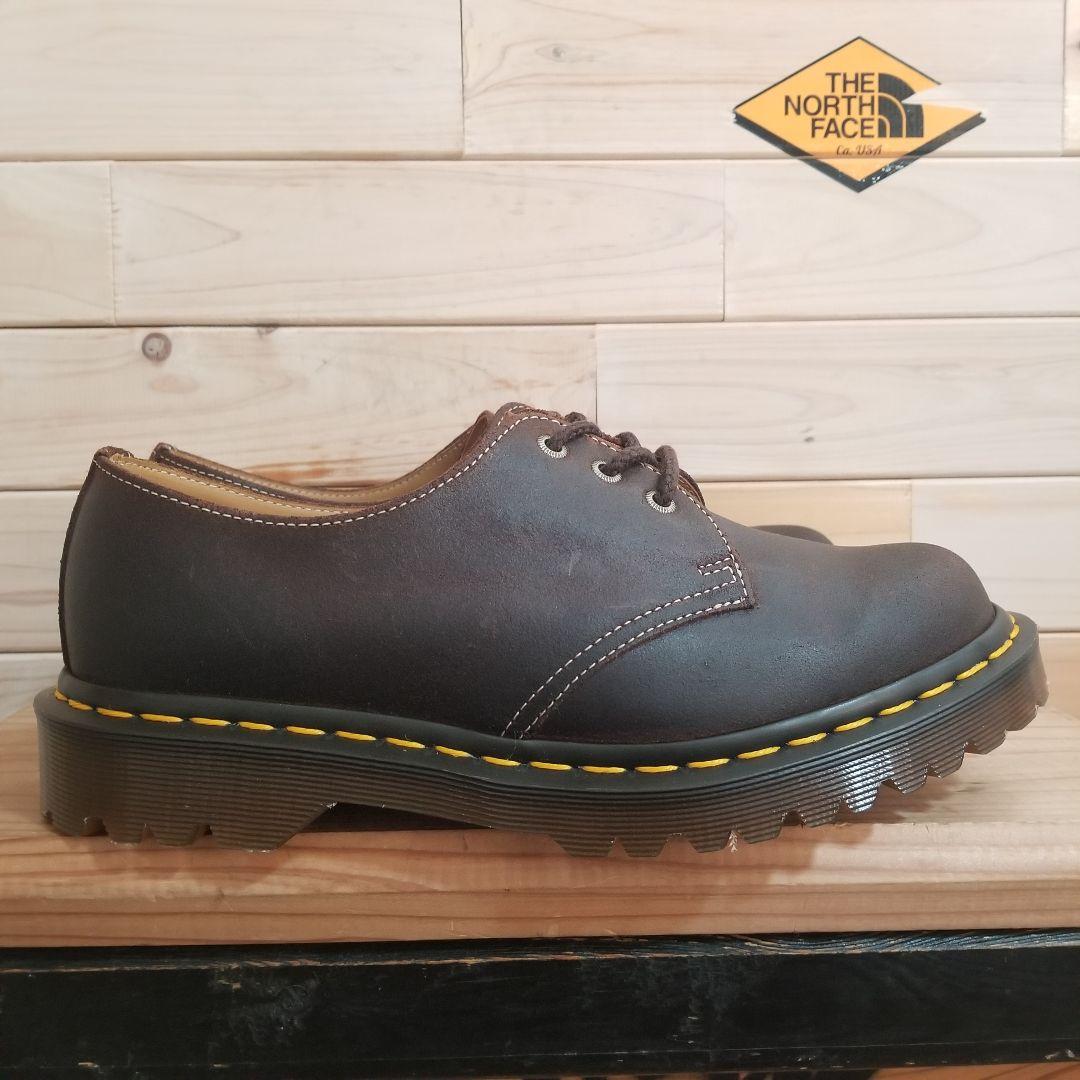 未使用　Dr.martens 1461 イングランド製　3ホール　26.0　茶