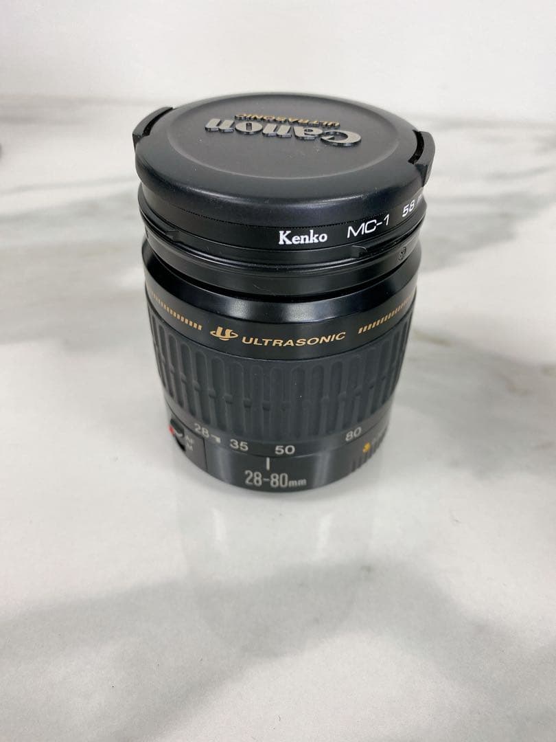 ＋Canon　EOS　Kiss　PANORAMA　ブラック　ズームレンズ2点付き