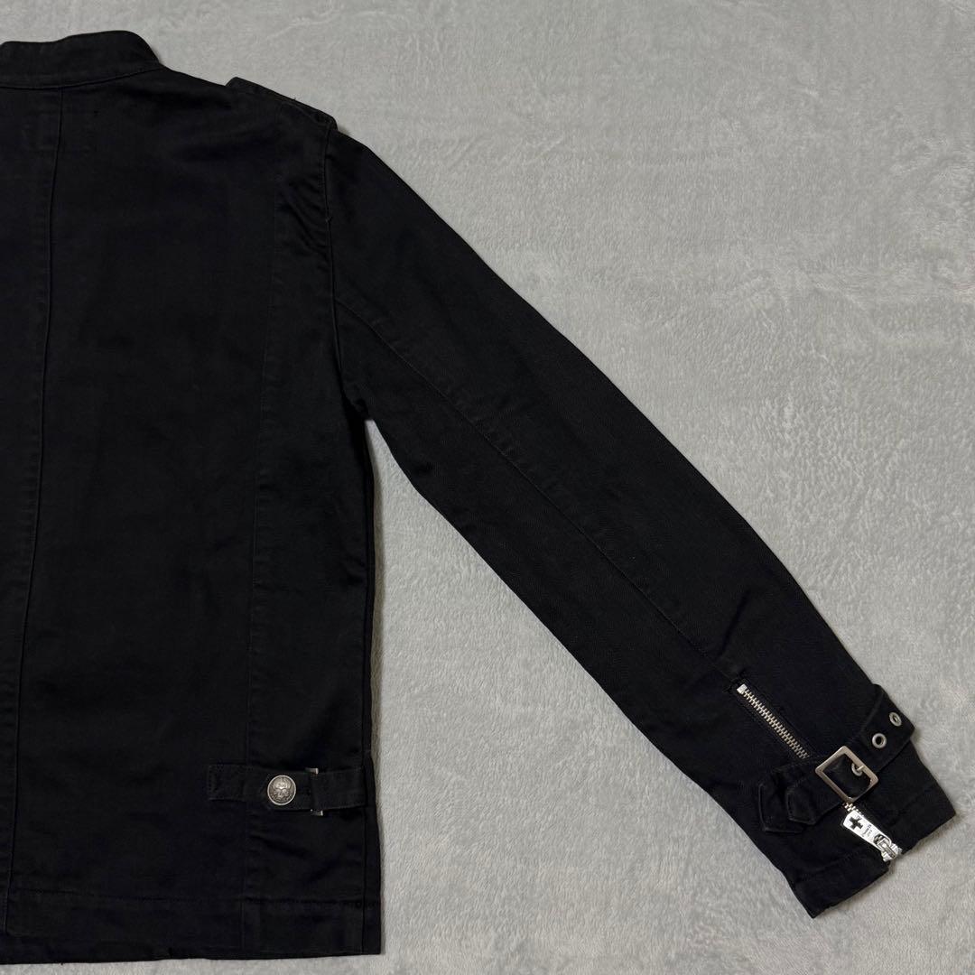 【BERNINGS-SHO】y2k00s平成ギャル男　4連ジップスカルジャケット