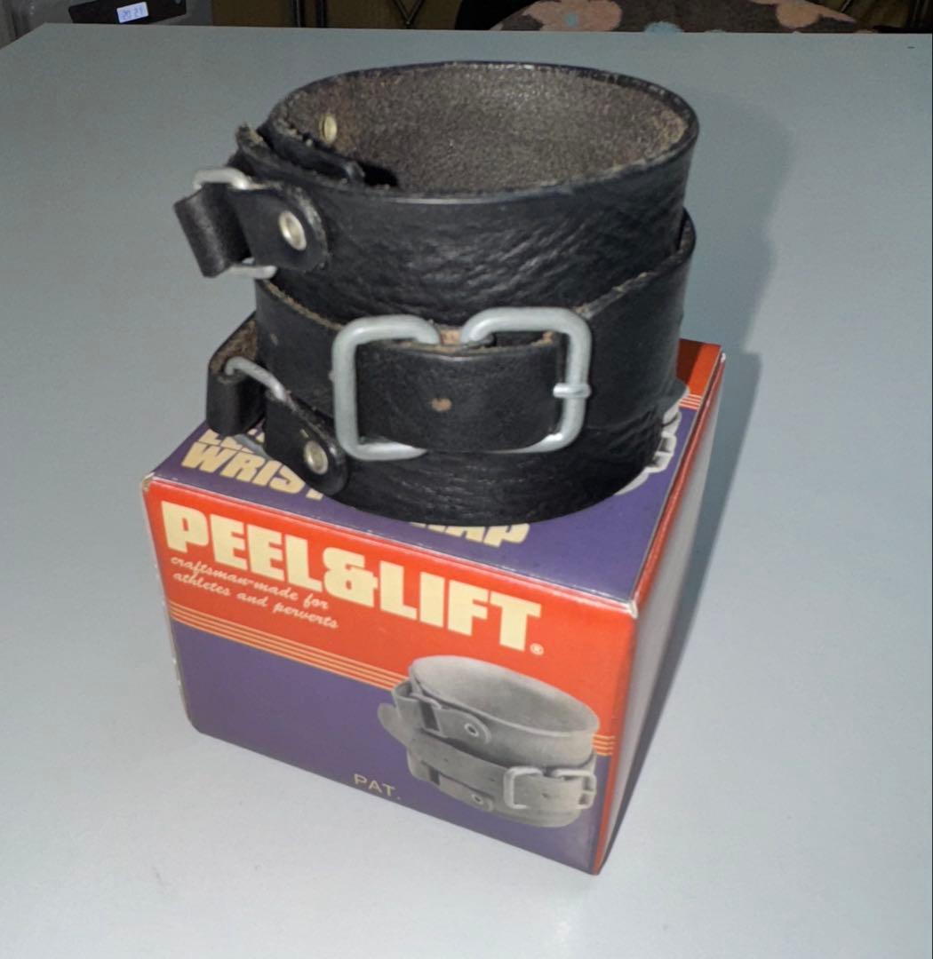 PEEL&LIFT ピールアンドリフト　バングル　リストバンド ブラック