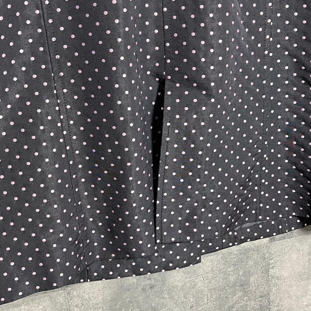 ALMA EN ROSE 森英恵　2ウエイコート　ドット刺繍　サイズ40極美品