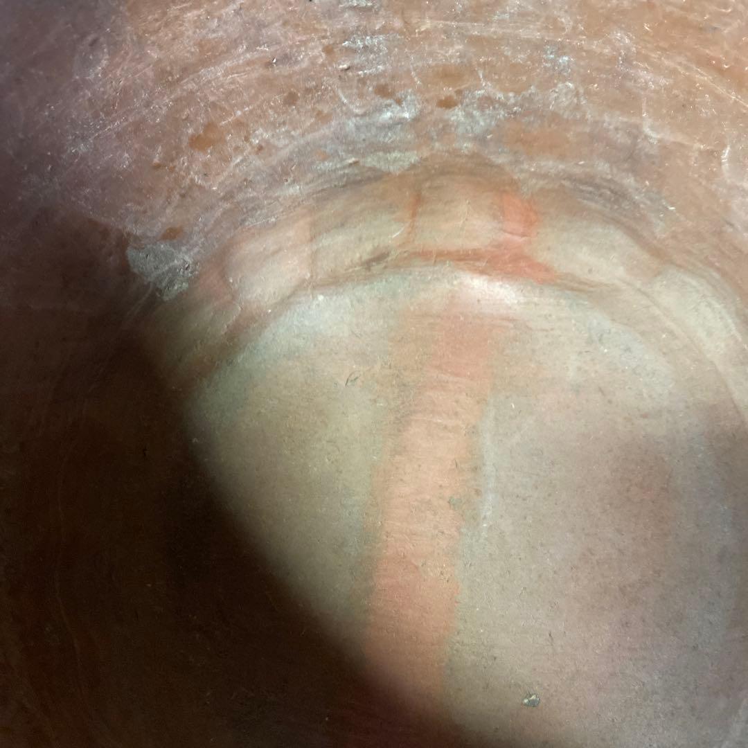 備前置き水指三日月に一文字