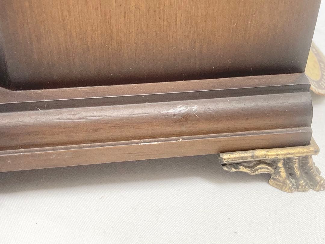 Hermle ヘルムレ ゼンマイ式置き時計 アンティーク時計 ドイツ製