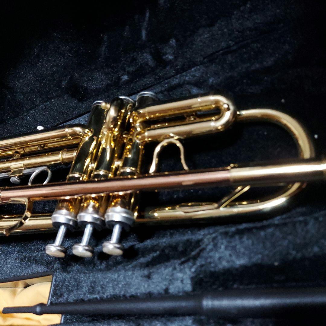トランペット 本体 ゴールド ハードケース付き