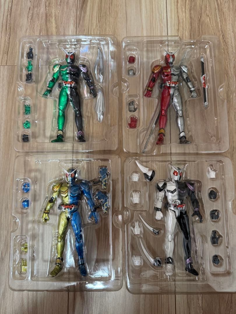 【開封】S.H.Figuarts 仮面ライダーW 17個+おまけセット