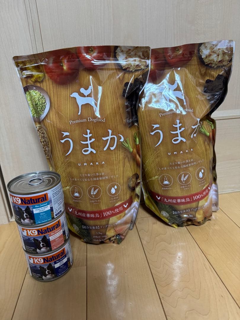 ドッグフード うまか k9 缶詰め