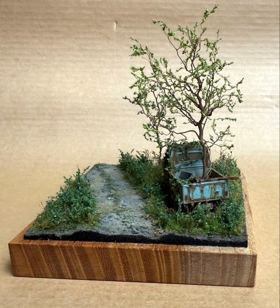 ジオラマ作家の一点物 ★「林道に放置されたミゼット」★ Art Stage K