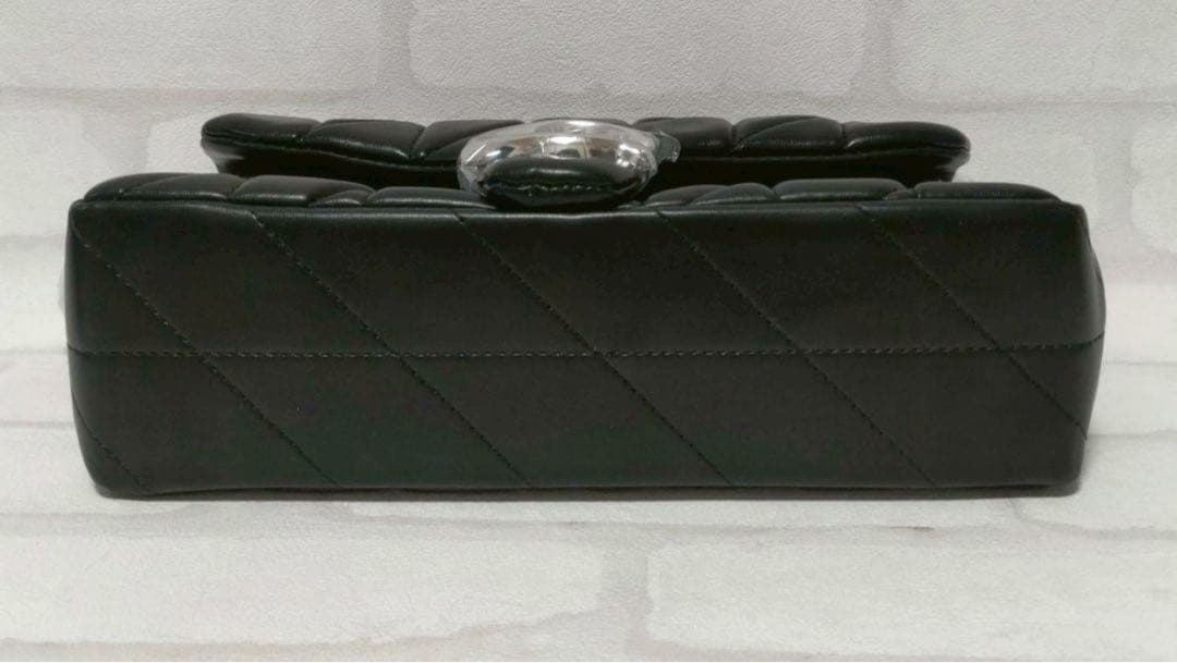 【訳あり】COACHコーチ cp150 タビーショルダー26黒Cマークシルバー色