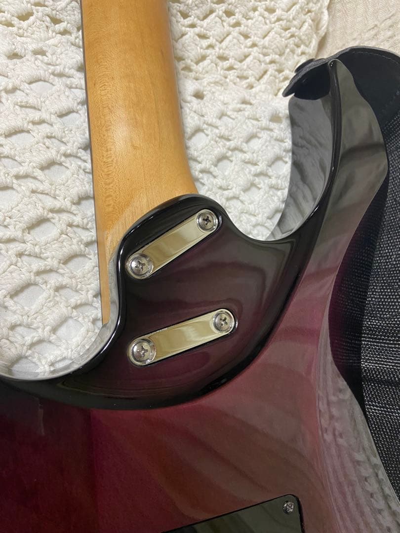 YAMAHA RGX 421D フロイドローズ トレモロ・パープル色でカッコいい