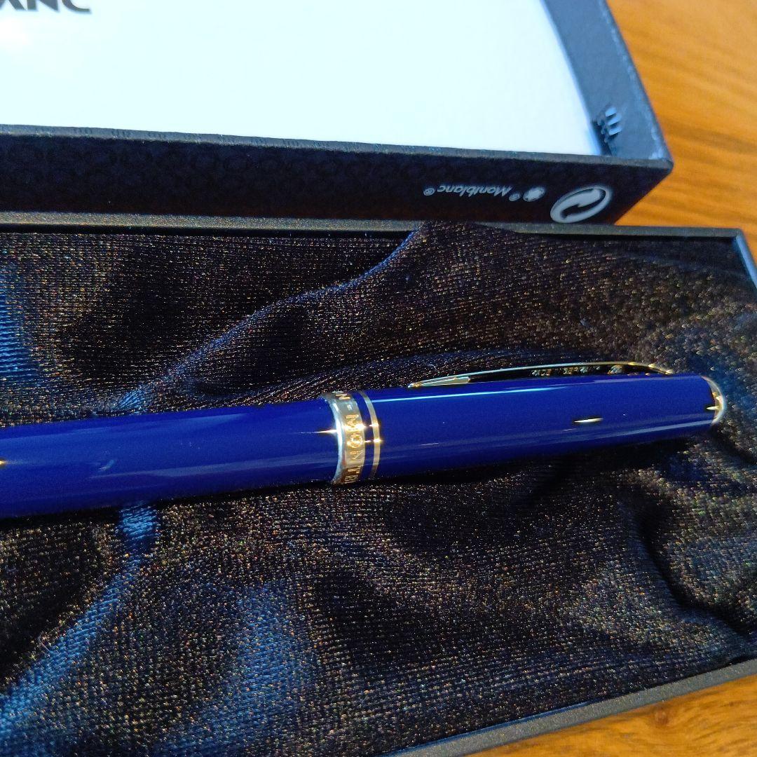MONT BLANC 　ネイビー　 ボールペン 専用ケース付き