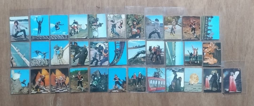 旧カルビー仮面ライダーカード ダブリ無し496枚、496種 アルバム7冊セット