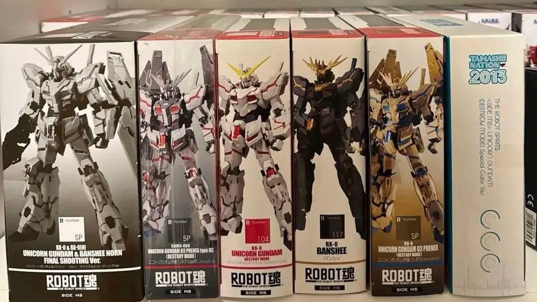 ROBOT魂 ロボット魂　ユニコーンガンダム　6点セット