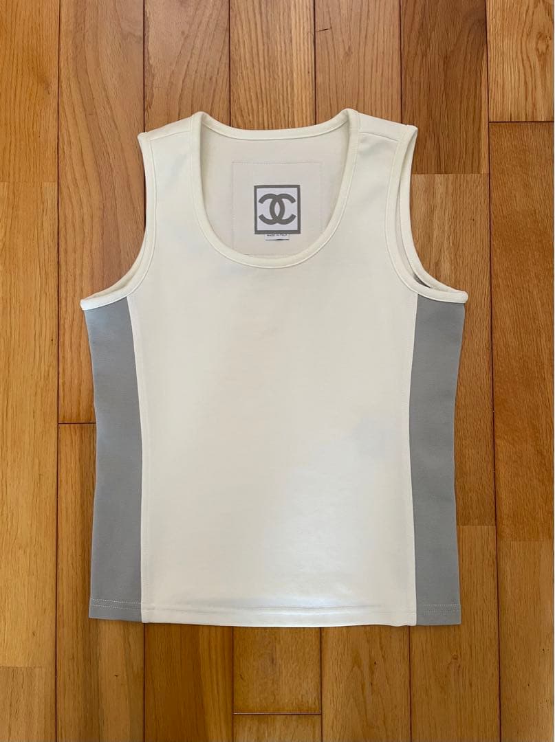 CHANEL シャネル タンクトップ ココマーク スポーツライン 38