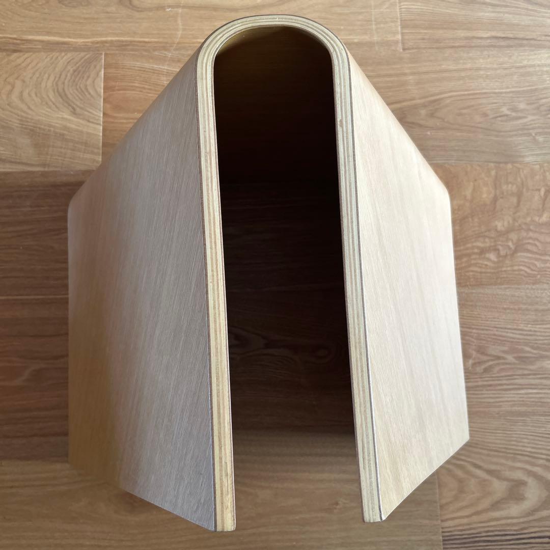 無印良品　重なるテーブルベンチ　オーク材　成形合板　廃盤　入手困難