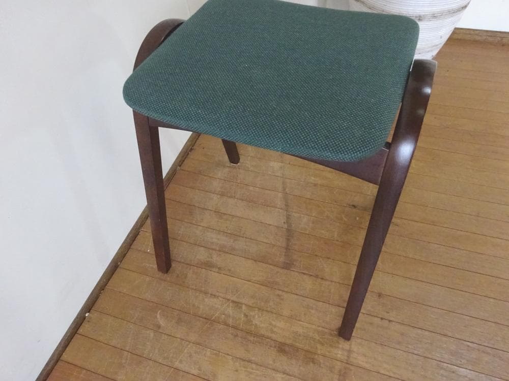 秋田木工　剣持勇　スタッキング　スツール　名作ヴィンテージ　曲げ木　レトロ　①