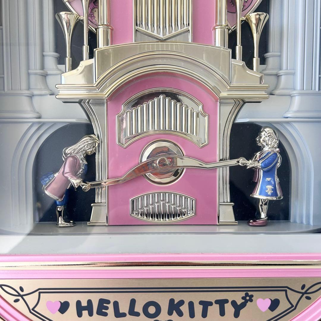 ハローキティ からくり時計 ピンク サンリオ レア 動作確認済み