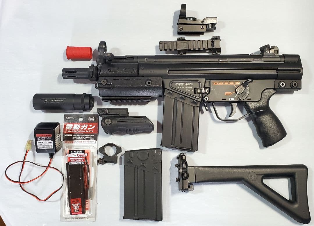 動作確認済み 東京マルイ H&K G3 SAS オプション付き